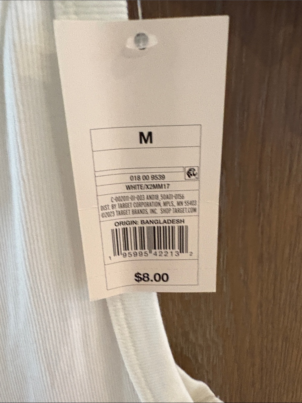 Target Cream Ribbed Tank Top - Picture 2 of 5